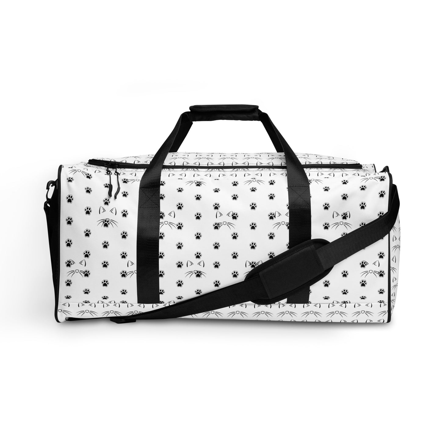 Whiskers and Paw Prints Duffle bag