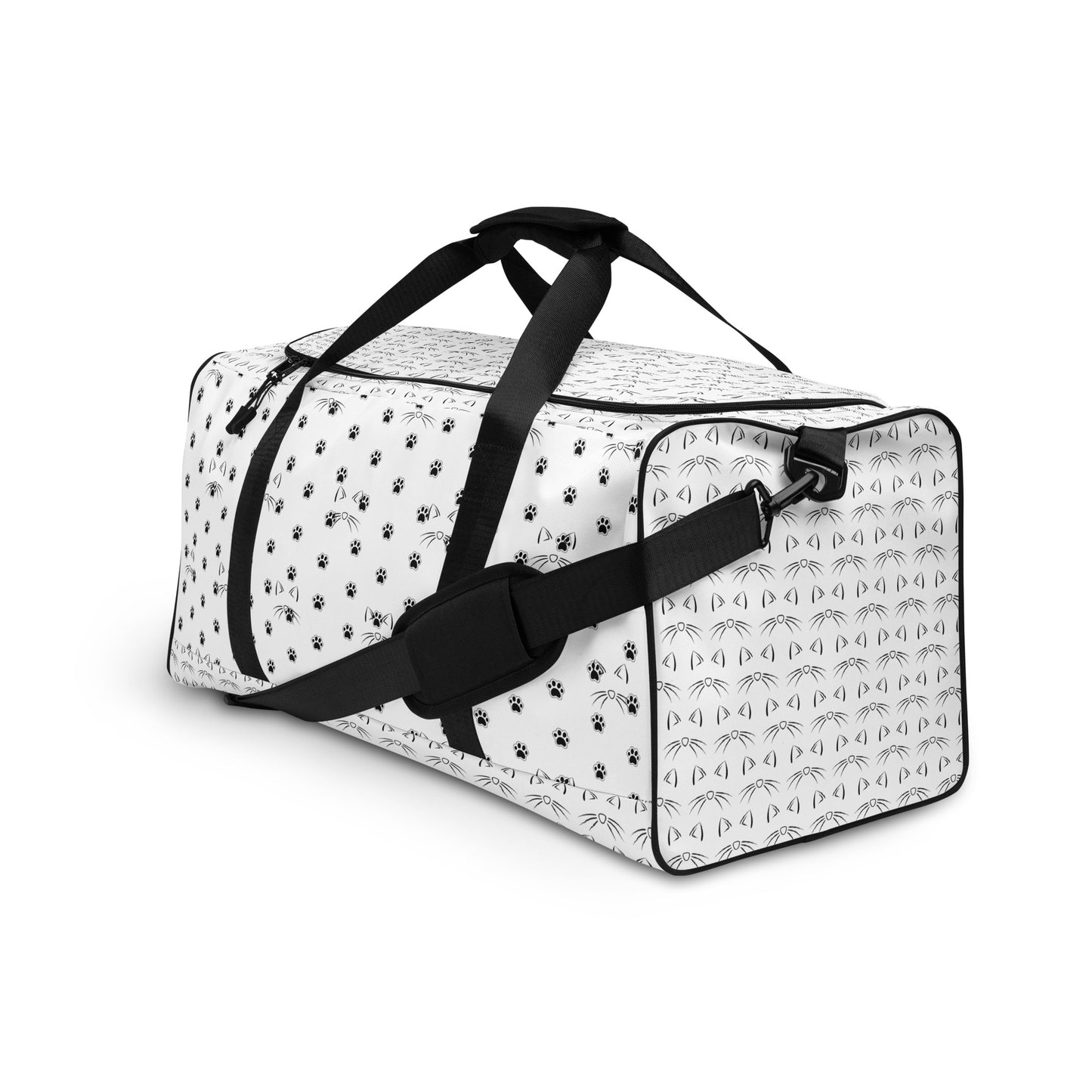 Whiskers and Paw Prints Duffle bag