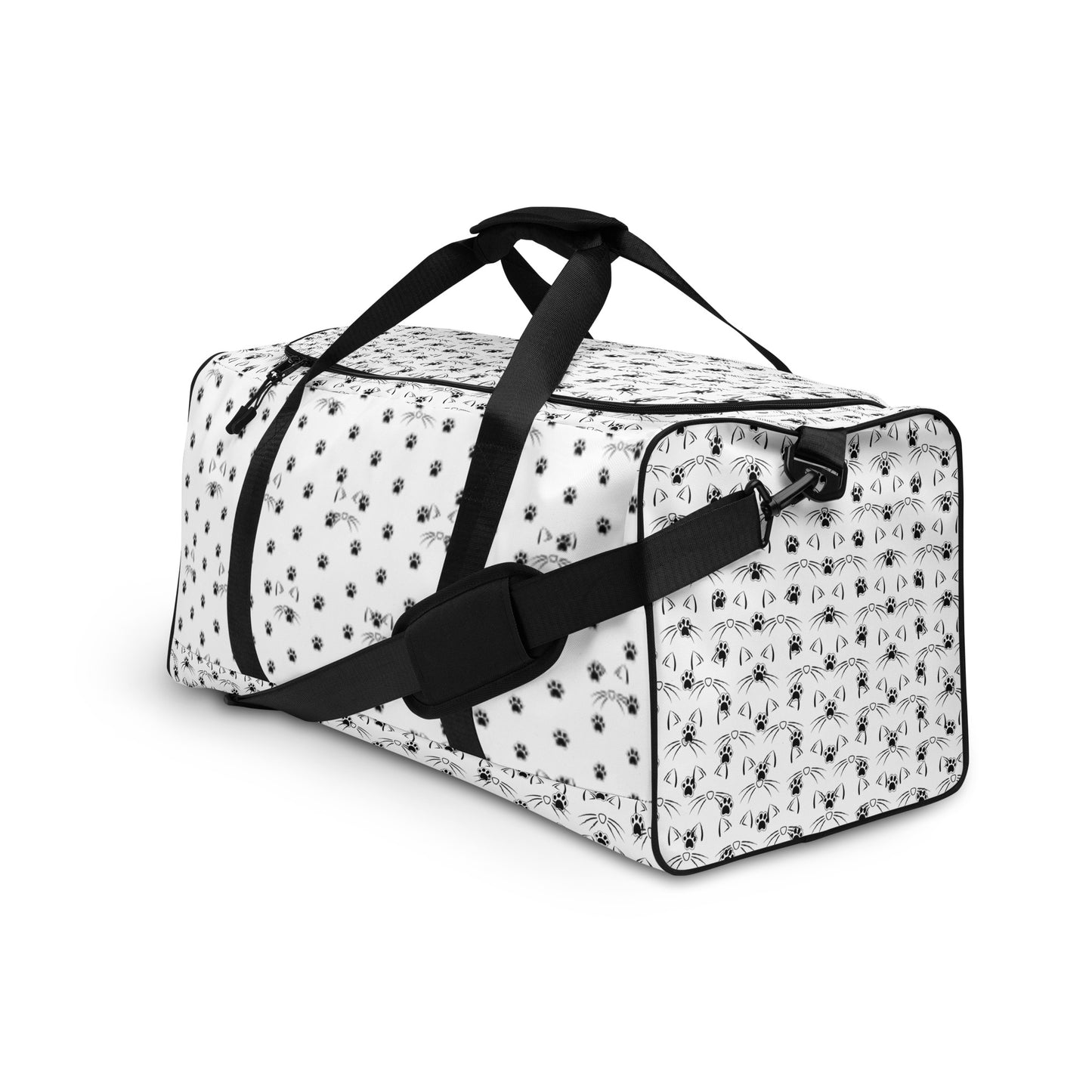 Whiskers and Paw Prints Duffle bag