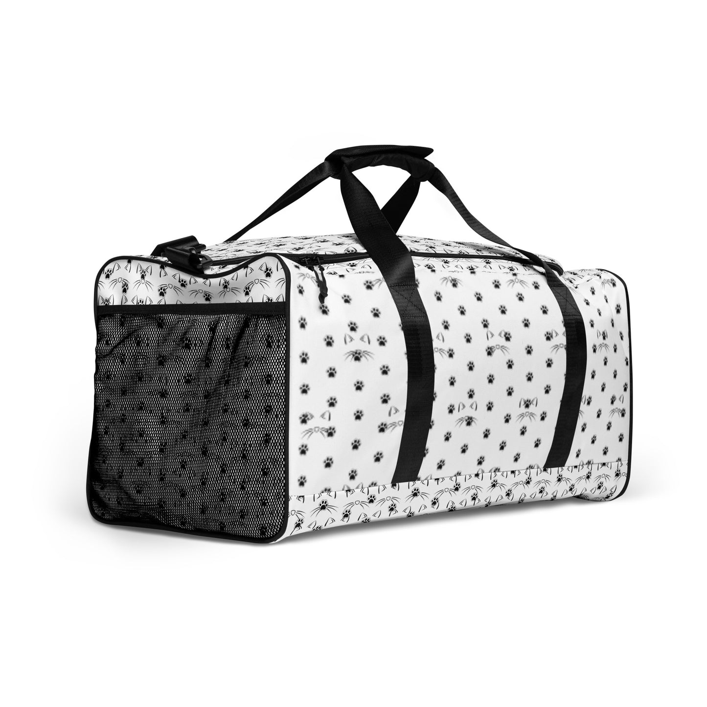 Whiskers and Paw Prints Duffle bag